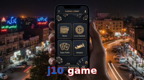 Main screen of J10 Game app page for PK players